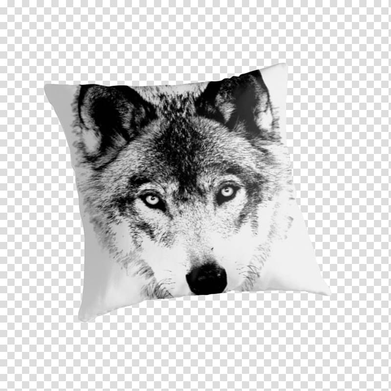 Gray wolf T-shirt Printing Sleeve, T-shirt transparent background PNG clipart