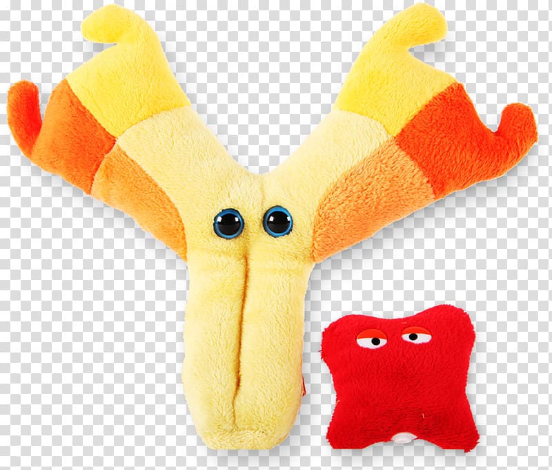 Stuffed Animals & Cuddly Toys Antibody GIANTmicrobes Microorganism Immune system, sterilized virus antibody transparent background PNG clipart