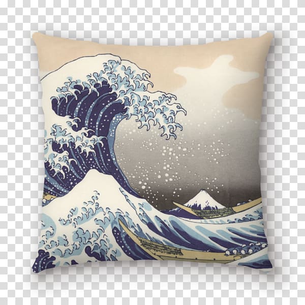 The Great Wave off Kanagawa Painting Mount Fuji Printmaking Wind wave, painting transparent background PNG clipart