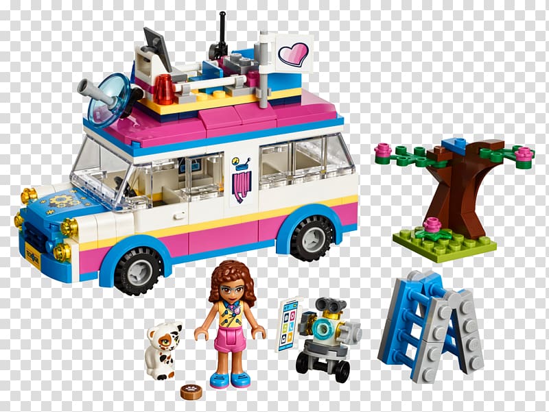 LEGO 41333 Friends Olivia's Mission Vehicle LEGO Friends Toy block, toy transparent background PNG clipart
