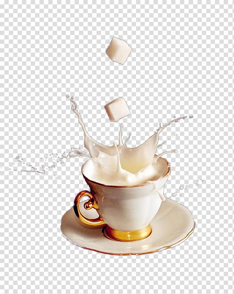 Espresso Coffee cup Tea, Sweetened coffee transparent background PNG clipart