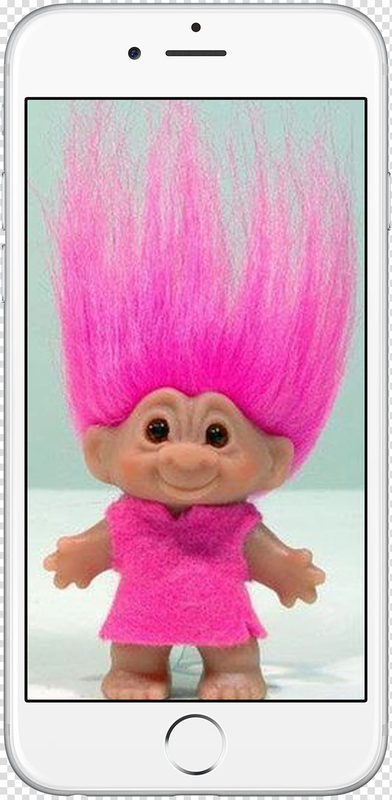 Troll doll Pink YouTube, trolls transparent background PNG clipart