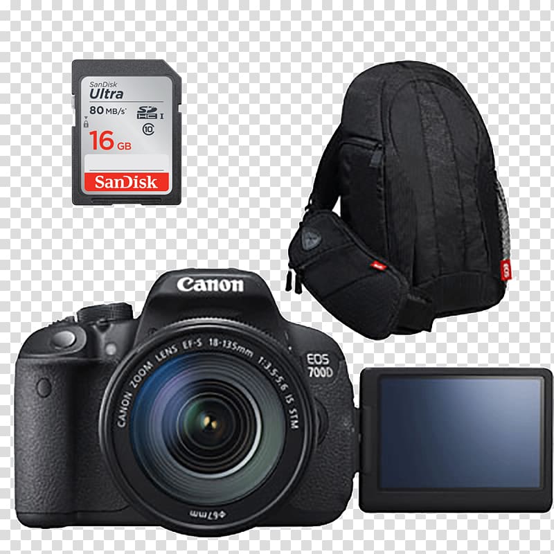 Canon EOS 700D Canon EF lens mount Canon EF-S 18–135mm lens Canon EF-S lens mount Digital SLR, Canon EOS 700D transparent background PNG clipart