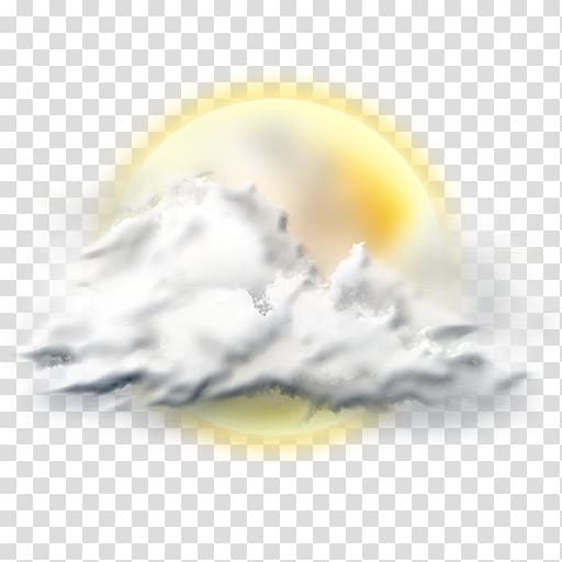 clouds and sun illustration, computer liquid, Sunny partly transparent background PNG clipart