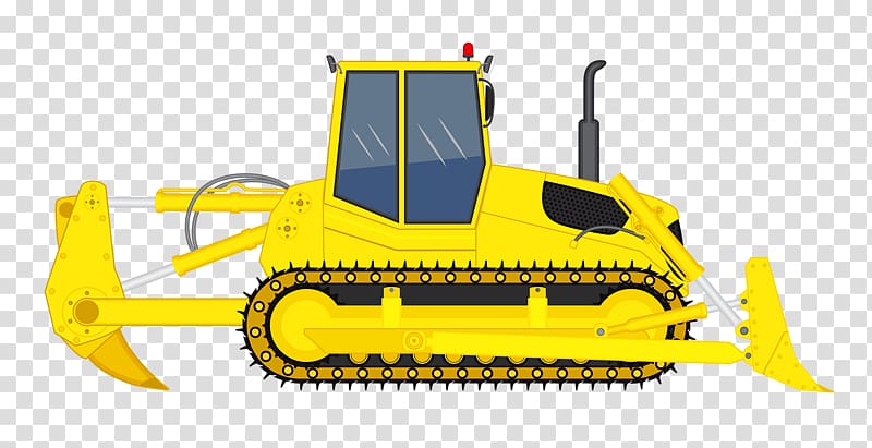Architectural engineering Euclidean Excavator, Yellow Excavator transparent background PNG clipart