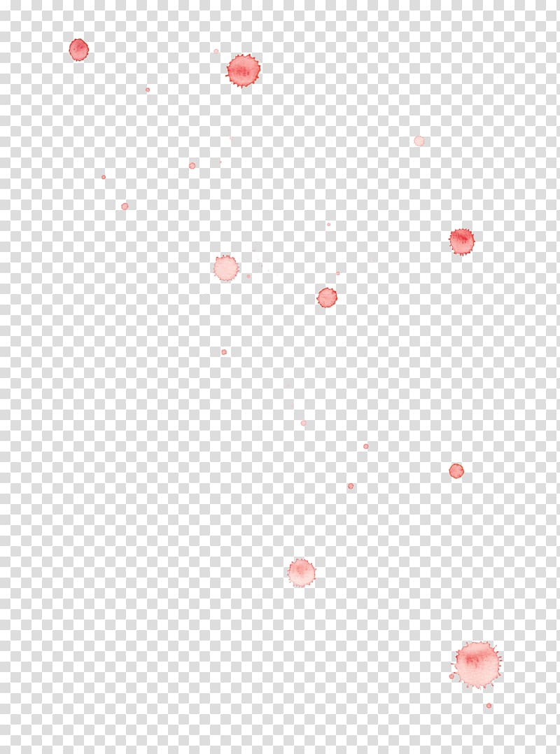 Textile Petal Pattern, Red ink droplets transparent background PNG clipart