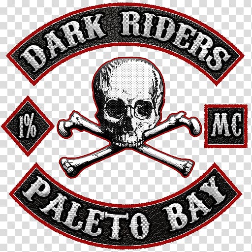 Dark Riders Motorcycle Club Patch Biker, motorcycle club transparent background PNG clipart