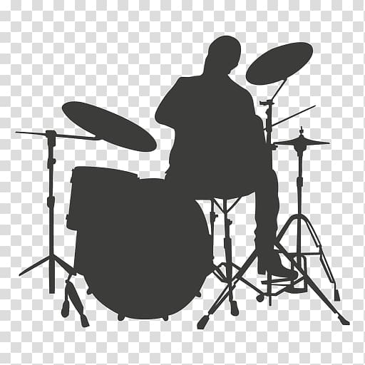 Drums Music Drummer Silhouette, drummer transparent background PNG clipart