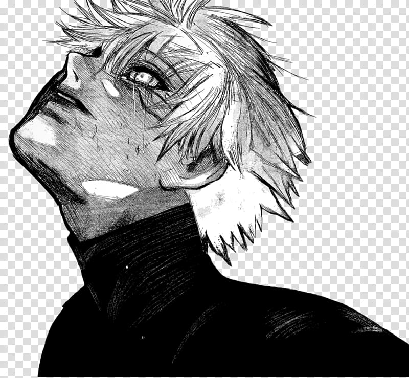 Tokyo Ghoul:re Ken Kaneki Tokyo Ghoul 10, ken kaneki black and white transparent background PNG clipart