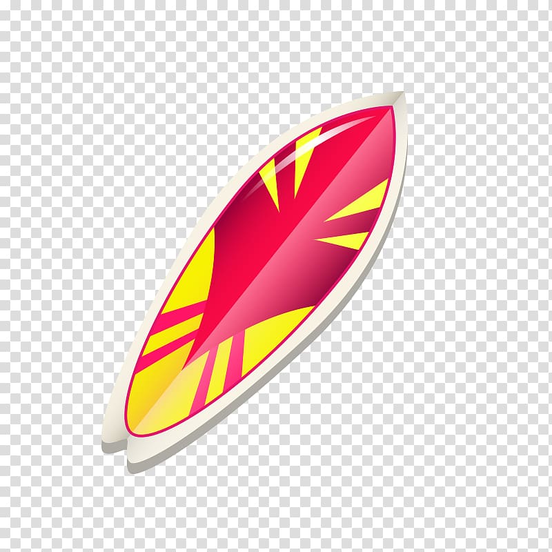 Surfboard Surfing Icon, Cartoon Skateboard transparent background PNG clipart