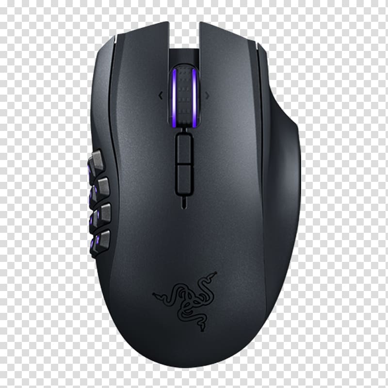 Computer mouse Razer Naga Epic Chroma Razer Inc. Video game, tilted towers transparent background PNG clipart