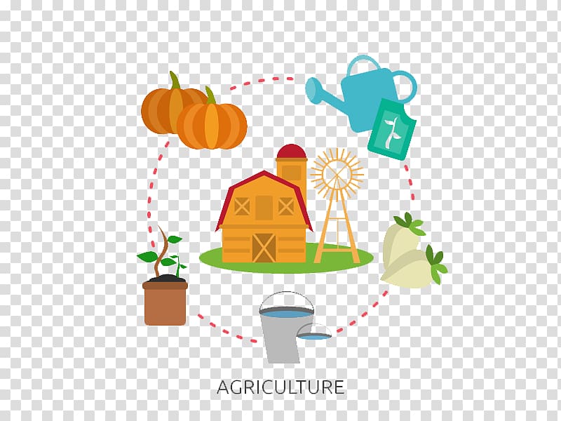 Agriculture Farm Graphic design, Flat Garden Tools tab transparent background PNG clipart