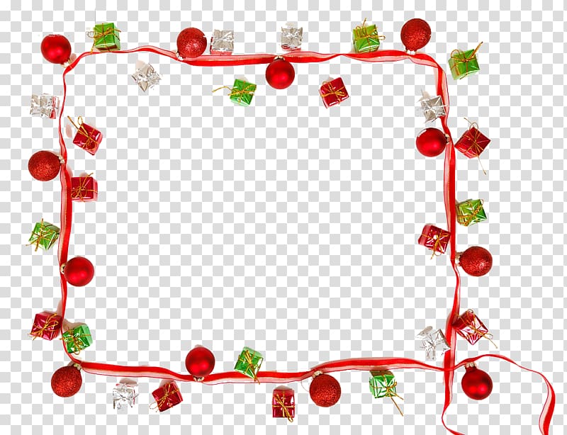 Christmas ornament Frames Christmas card , Creative Christmas Bulletin Board transparent background PNG clipart