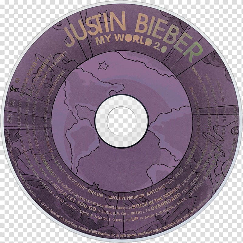 Compact disc My World 2.0 Album My Worlds: The Collection, justin bieber my worlds acoustic transparent background PNG clipart