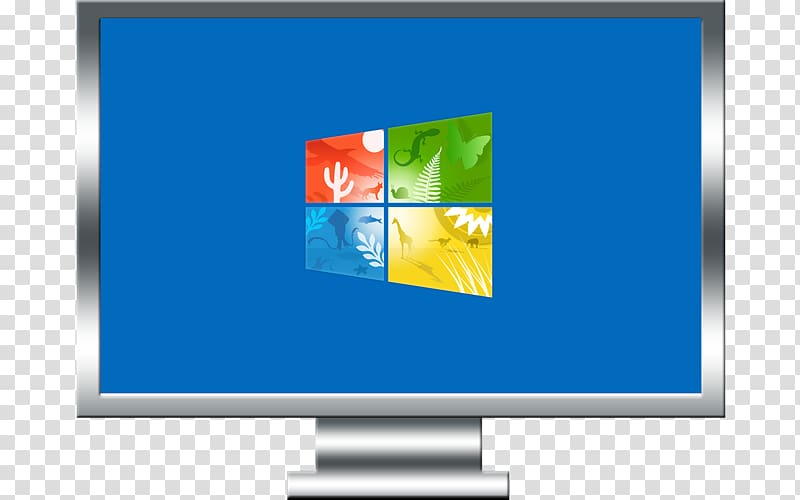 Computer Monitors Desktop Windows 8 Display device, Windows transparent background PNG clipart