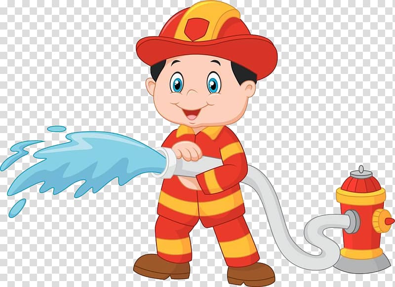 Fire fighters transparent background PNG clipart
