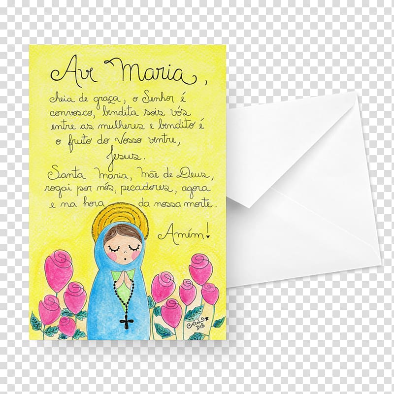 Prayer Illustration Ave Maria Faith Greeting & Note Cards, ave maria transparent background PNG clipart