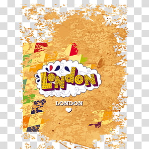 London Typeface, Vintage Poster outline transparent background PNG clipart thumbnail