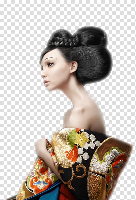 Memoirs of a Geisha Hairstyle Cosmetics, women hair transparent background PNG clipart
