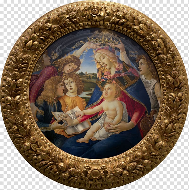 Madonna of the Magnificat Alba Madonna Italian Renaissance Adoration of the Magi, painting transparent background PNG clipart