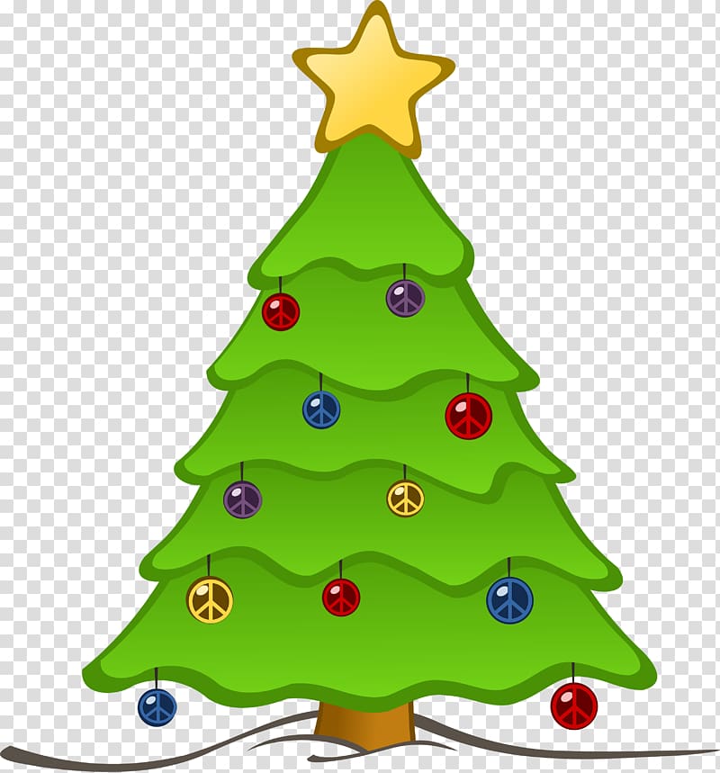 Christmas tree Free content , Simple Symbol transparent background PNG clipart