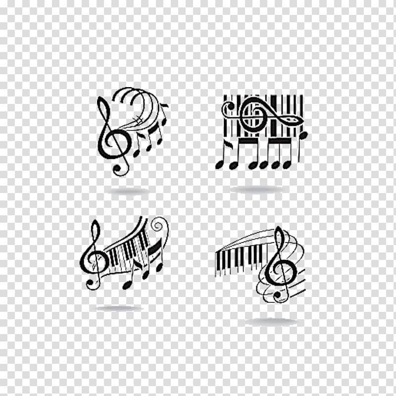 Musical note Visual design elements and principles, Musical elements transparent background PNG clipart