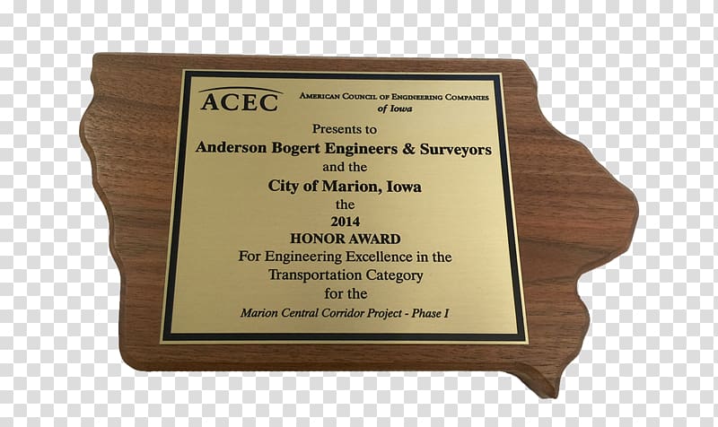 Marion Award Engineering Excellence Muscatine Community College, award transparent background PNG clipart