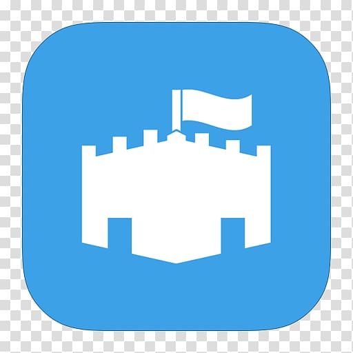 castle logo, blue area text brand, MetroUI Apps Microsoft Security transparent background PNG clipart