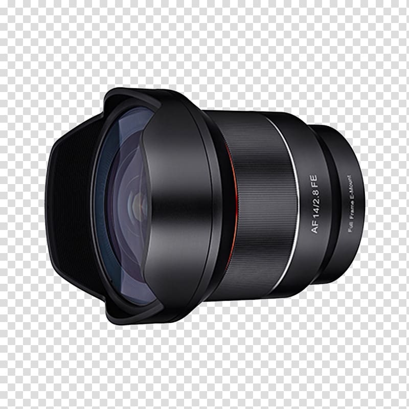 Sony E-mount Samyang Wide-Angle 14mm f/2.8 ED AS IF UMC Samyang Optics Autofocus Sony α, camera lens transparent background PNG clipart