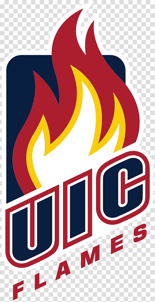 University of Illinois at Chicago UIC Flames men's basketball Logo College Horizon League, uic logo transparent background PNG clipart