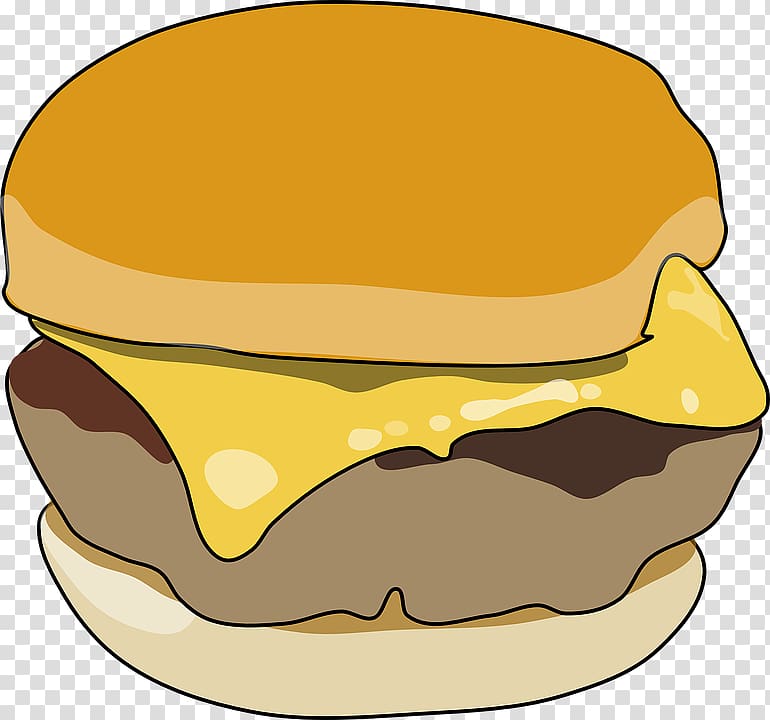 Cheeseburger Hamburger Breakfast sandwich , junk food transparent background PNG clipart