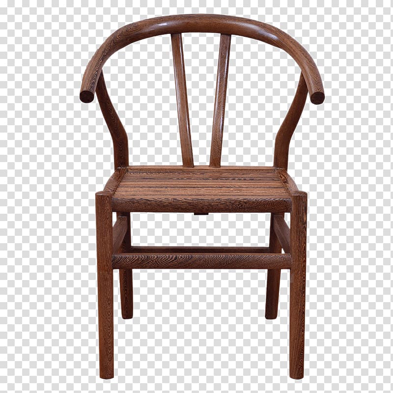 Chair Table Wood Furniture, Simple type bamboo chair transparent background PNG clipart