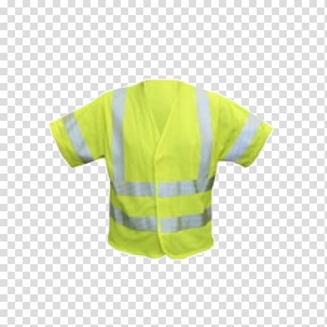 Sleeve T-shirt Personal protective equipment Jacket High-visibility clothing, T-shirt transparent background PNG clipart