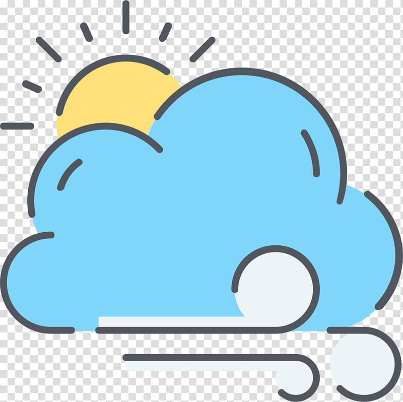 Overcast Weather, Cloudy weather icon transparent background PNG clipart