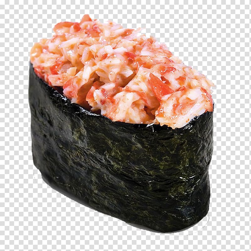 Sushi Makizushi Crab California roll Unagi, sushi transparent background PNG clipart