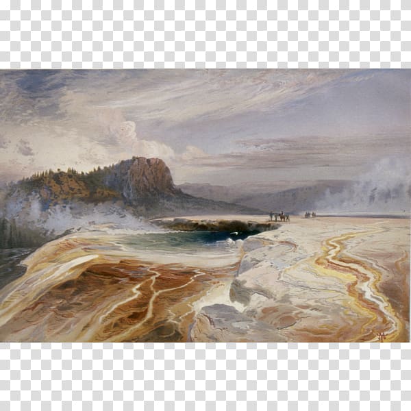 Grand Canyon of the Yellowstone Firehole River Yellowstone Lake Yellowstone Caldera Upper Yellowstone Falls, painting transparent background PNG clipart