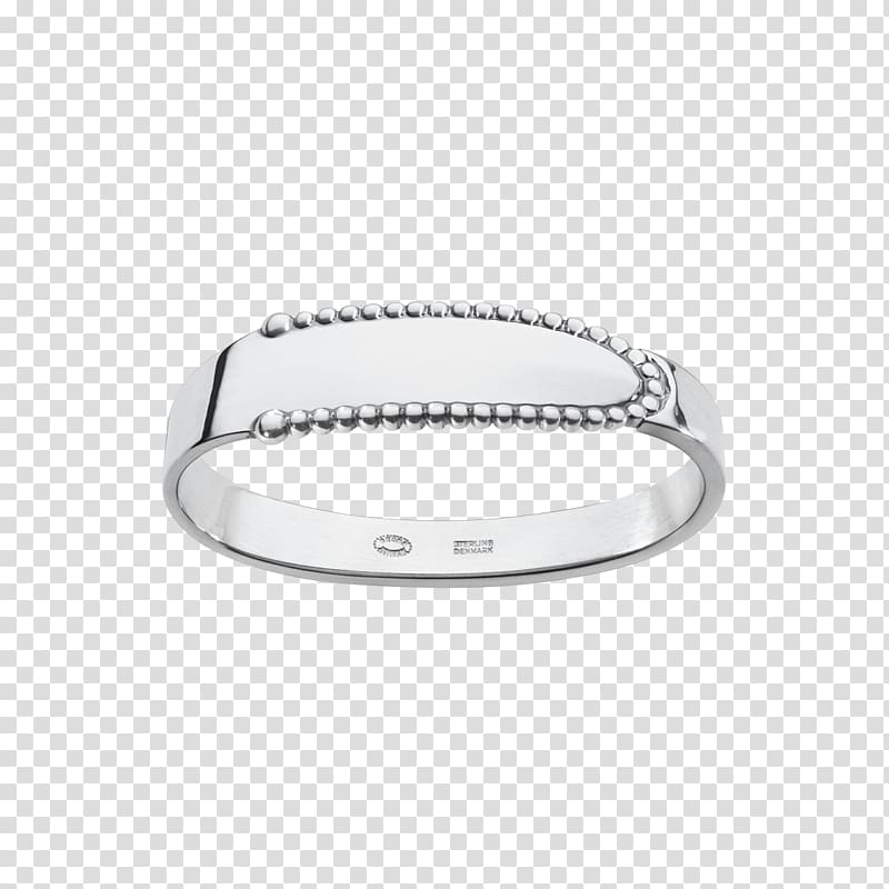 Silver Bangle Wedding ring Georg Jensen A/S, silver transparent background PNG clipart