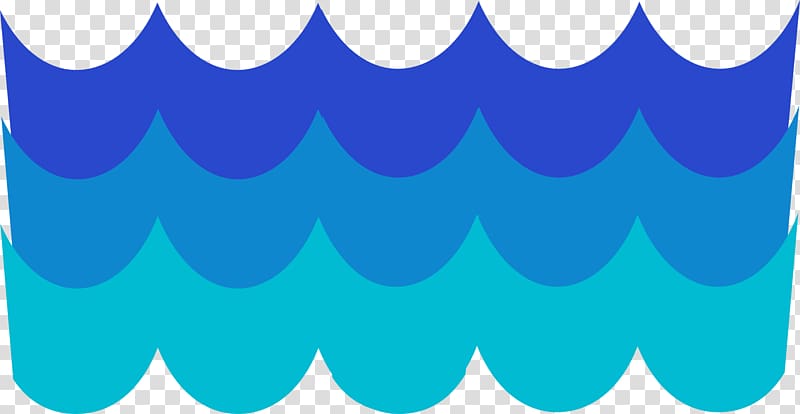 Wave Cartoon , Blue water ripples transparent background PNG clipart