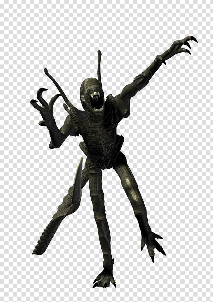 Figurine Legendary creature, xenomorph transparent background PNG clipart
