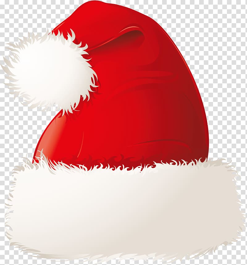 Santa Claus Christmas Hat Bonnet, Exquisite Christmas hat design transparent background PNG clipart