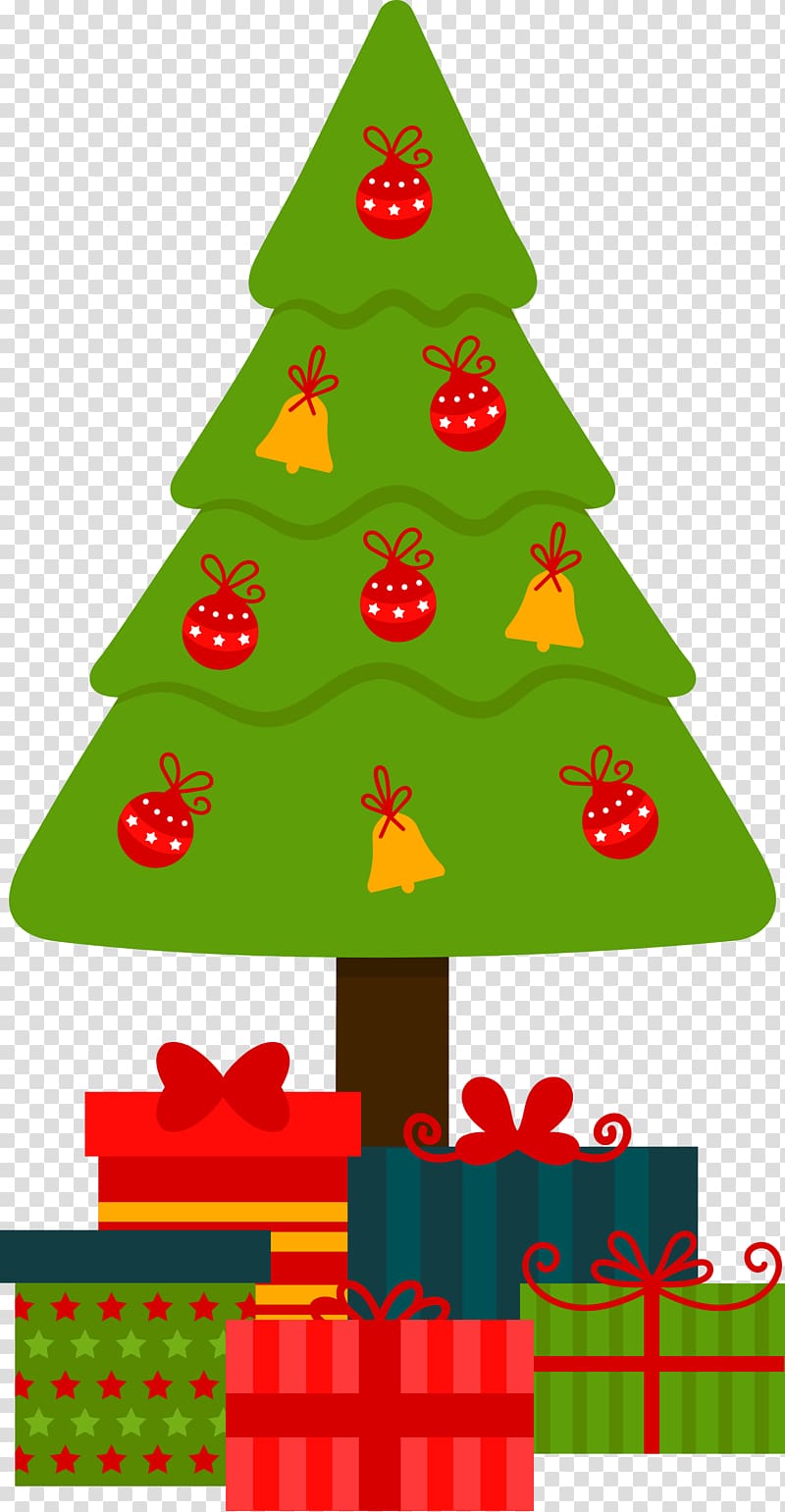 Christmas Love couple, Christmas tree transparent background PNG clipart