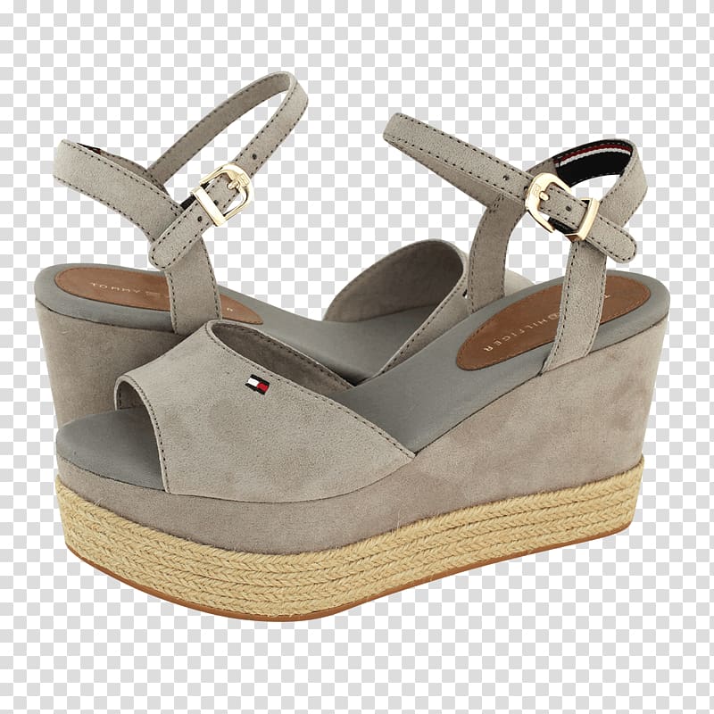 Suede Sandal Shoe Beige, tommy hilfiger transparent background PNG clipart