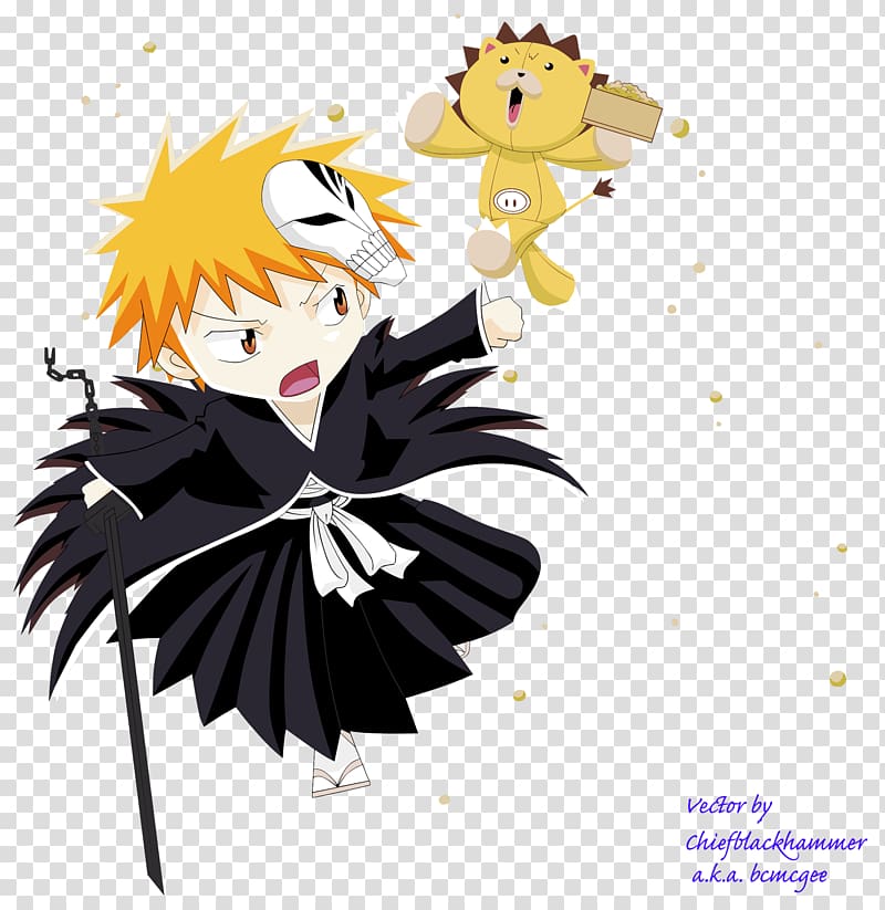 Ichigo Kurosaki Orihime Inoue Byakuya Kuchiki Kenpachi Zaraki Kusajishi Yachiru, bleach transparent background PNG clipart