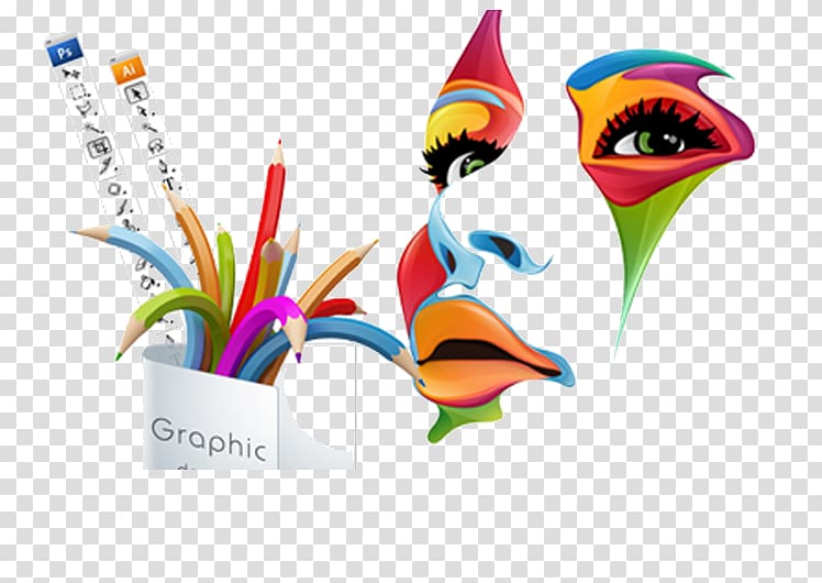 bent colored pencils , Graphic Designer Printing Logo, Graphics Design transparent background PNG clipart