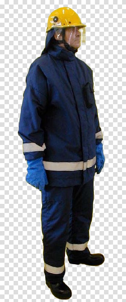 Hazardous Material Suits Profession Dangerous goods Electric Blue, safety equipment transparent background PNG clipart