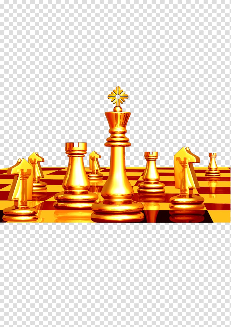 Chess Golden Chinese checkers Xiangqi, International chess transparent background PNG clipart