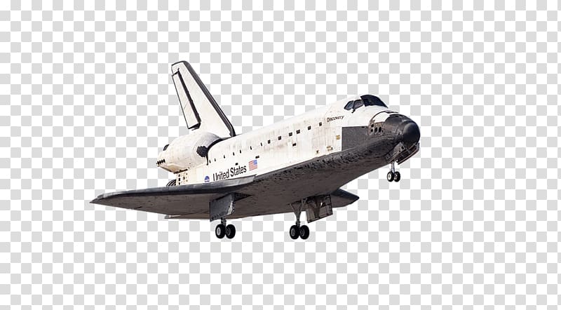 white USS space shuttle, Space Shuttle program Spacecraft Desktop Space Shuttle Discovery, spaceship transparent background PNG clipart