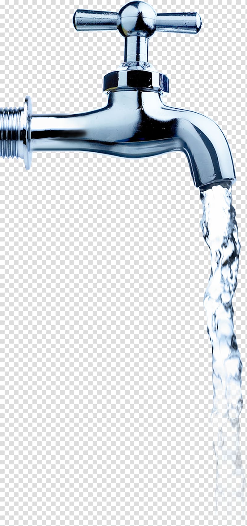 gray stainless steel faucet, Faucet transparent background PNG clipart