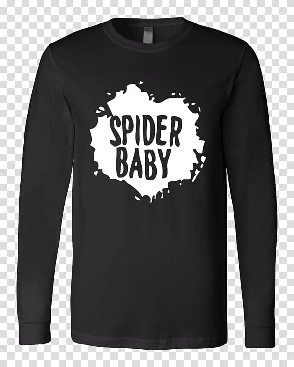 Hoodie T-shirt Sweater Christmas jumper Bluza, spider baby transparent background PNG clipart