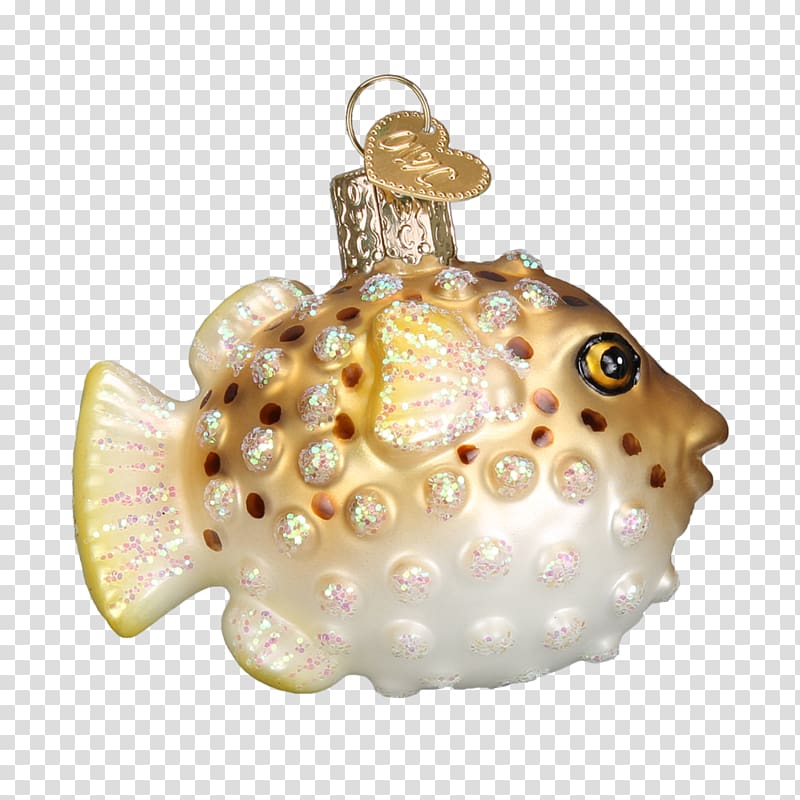 Christmas ornament Pufferfish , christmas transparent background PNG clipart